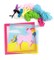DIY Sew Cute Unicorn Kids Beginner Needlepoint Kit with Frame 6" x 6"